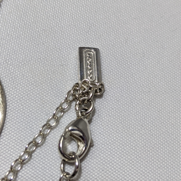 Sterling Coach Signature Necklace - Picture 6 of 9